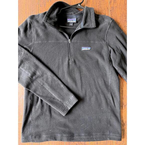 Patagonia Black Fleece Pullover Quarter-Zip - Picture 4 of 5